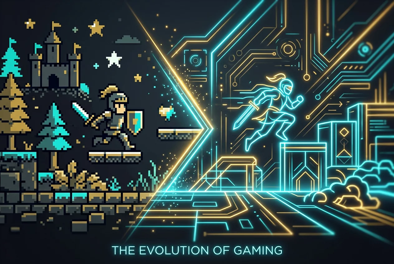 Neon modern retro aesthetic